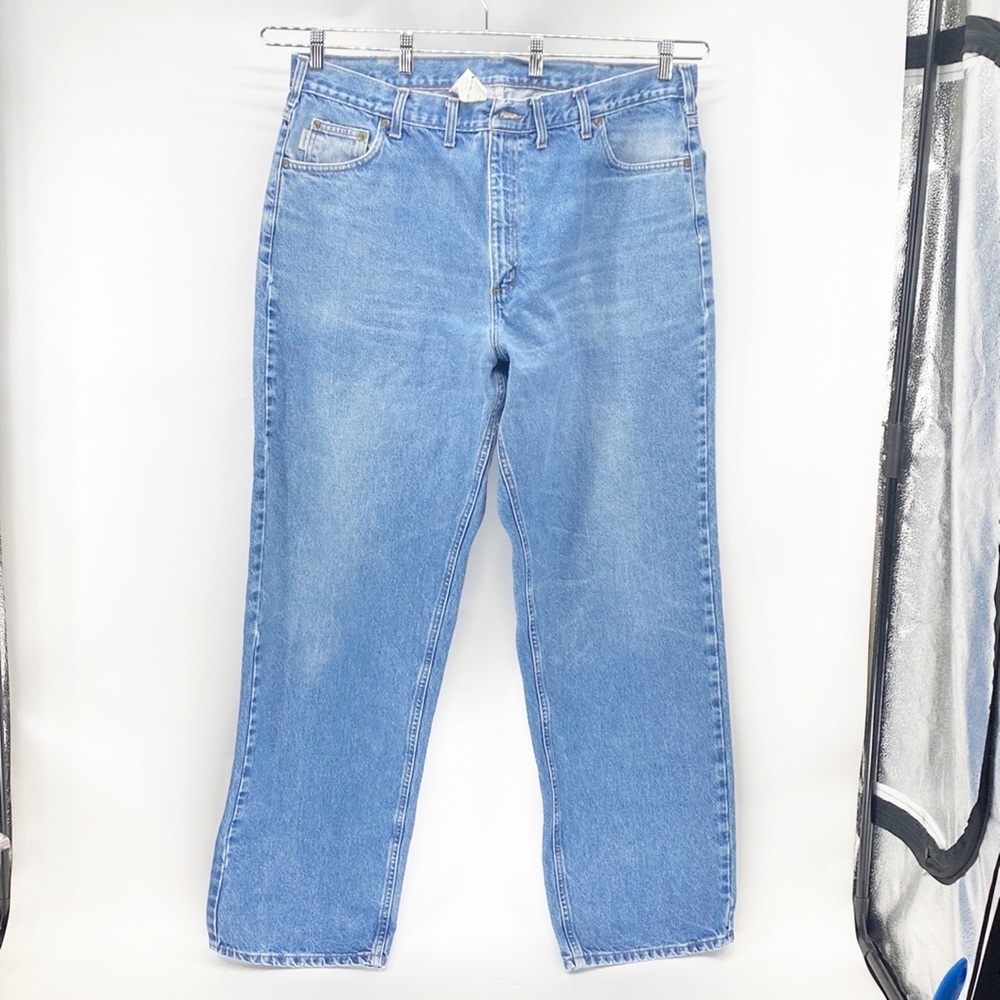 Carhartt loose fit for work jeans outdoor ranch construction everyday casual